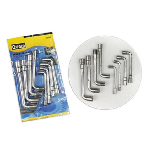 Chiavi A Pipa Kit 8 Pezzi Utensili A L Di Diverse Misure In Acciaio Fai Da Te