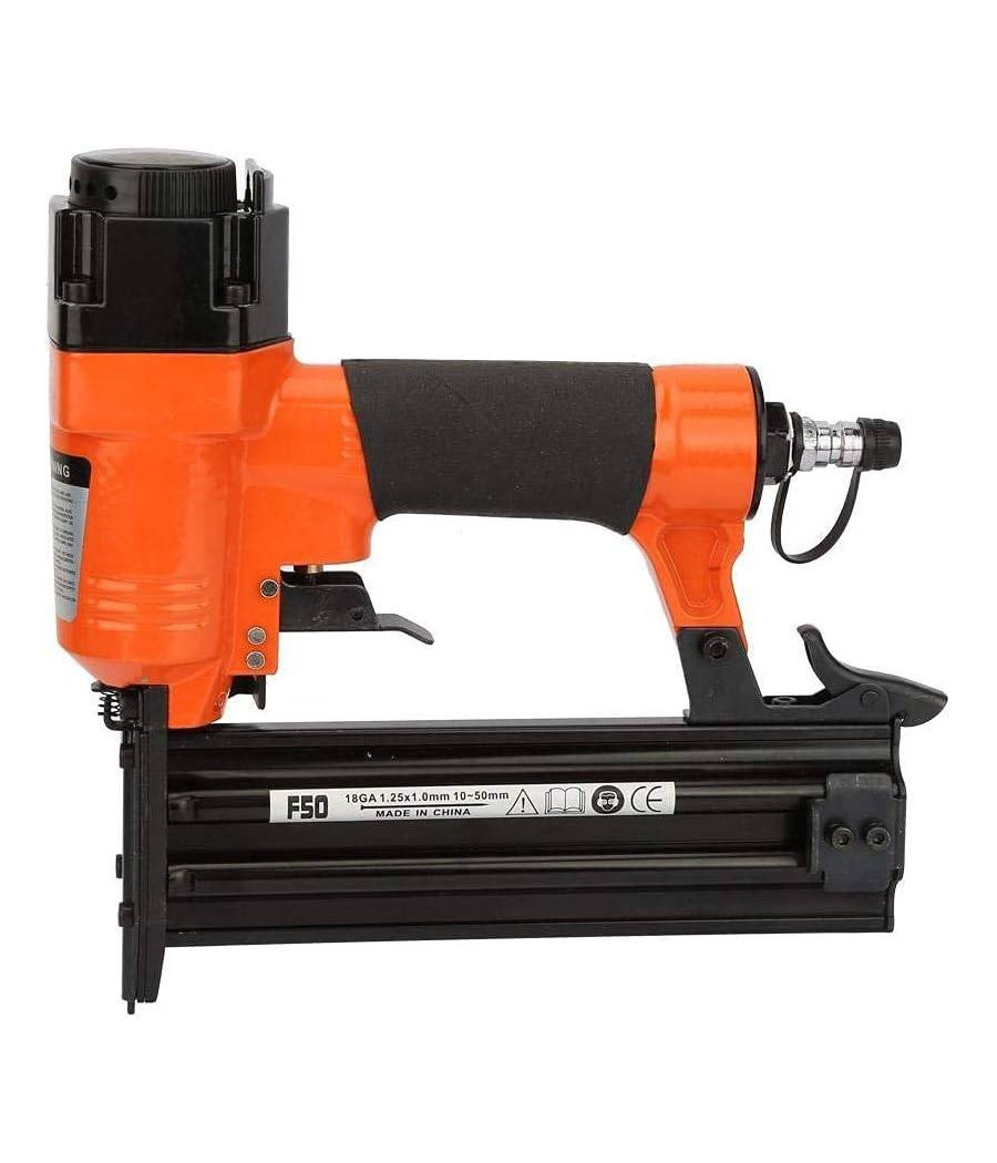 Chiodatrice Graffettatrice Spillatrice Ad Aria Compressa 10-50mm Pneumatica F50 - immagine 2