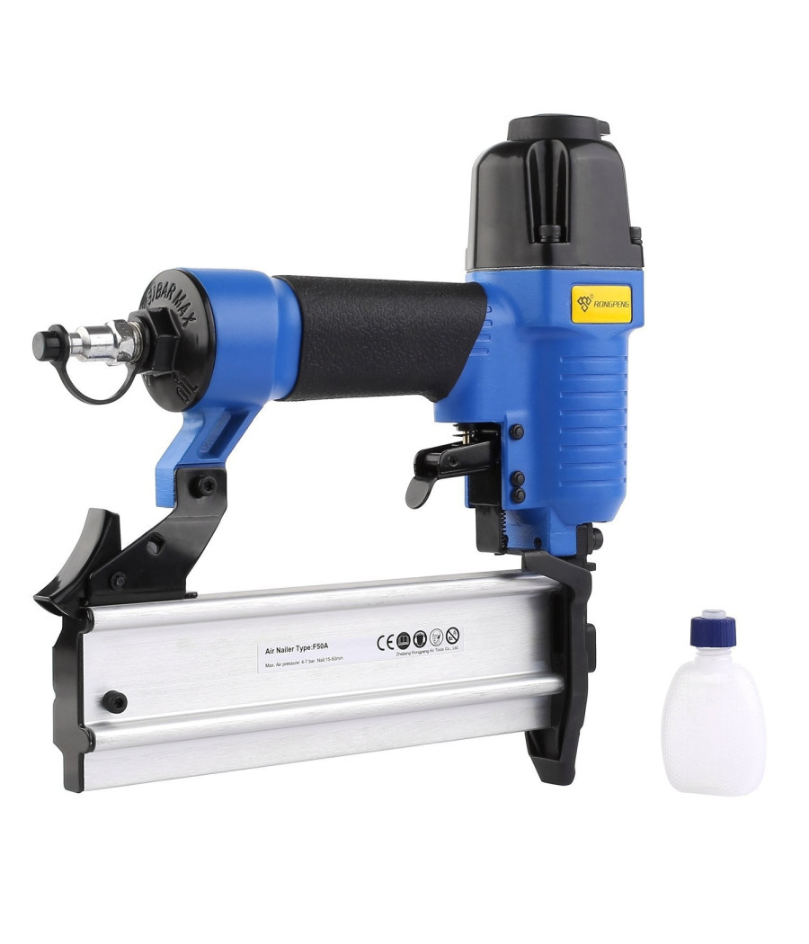 Chiodatrice Spillatrice Aria 2 Funzioni Sparachiodi Pistola Per Chiodi 10 50 Mm - immagine 3