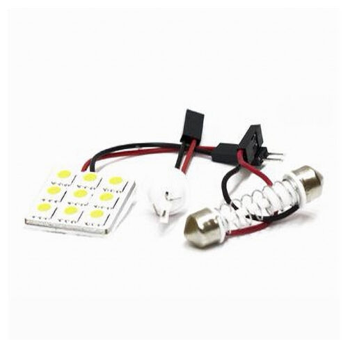 Chip Led 2 Watt 12v Auto 9 Led Luce Ultra Luminose T10 6000k Maxtech L-m01