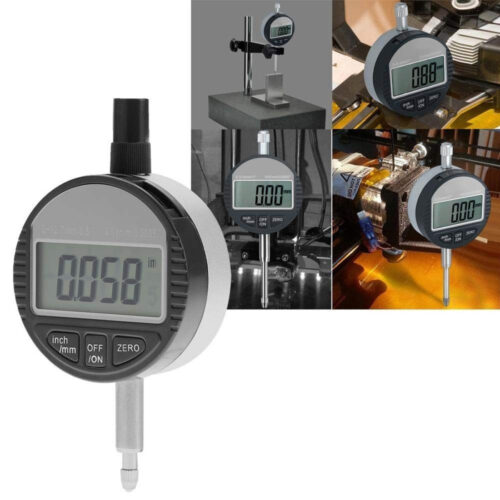 Comparatore Centesimale Digitale Con Display 0-12,7mm/0,5″ Tornio  0,01mm/0,005″