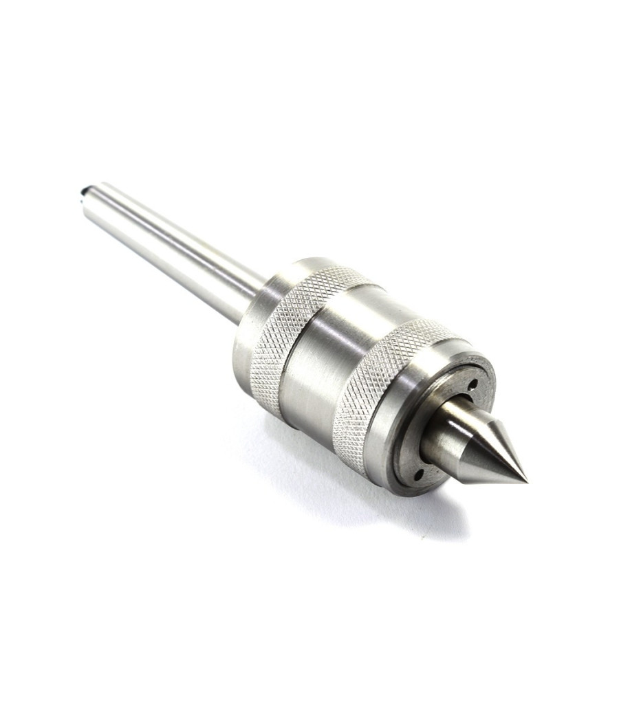 Contropunta Punta Rotante Per Tornio Professionale Cono Morse Con Attacco Mt3 - immagine 3