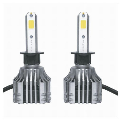 Coppia Lampadine Led H1 Auto Luce Bianca 6500k 12000lm Attacco 40w Maxtech T2-h1