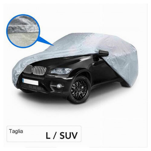 Copriauto Impermeabile Telo Suv Protegge Sole Pioggia Neve Sporco Tg.l Cop-suv-l