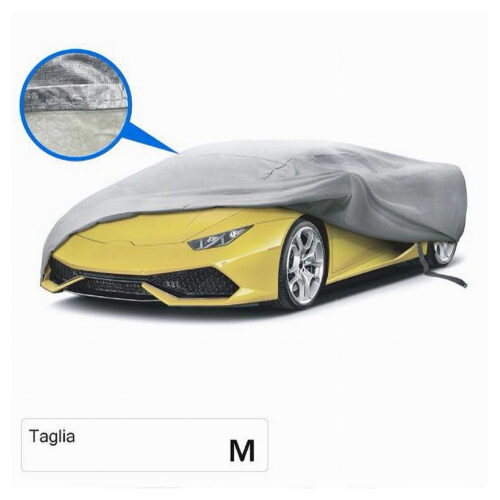 Copriauto Telo Impermeabile Auto Proteggi Sole Pioggia Neve Sporco Tg.m Cop-aut-m