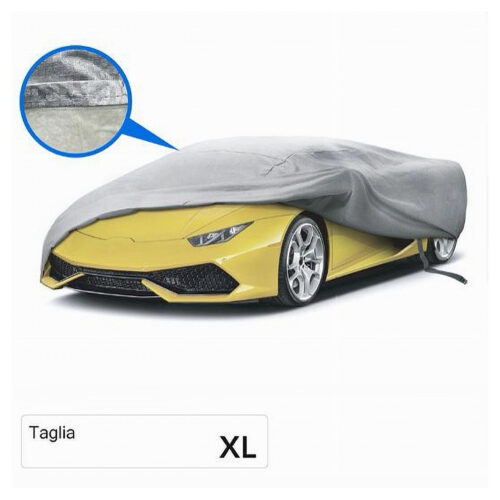 Copriauto Telo Impermeabile Auto Proteggi Sole Pioggia Neve Sporco Tg.xl Cop-aut-xl