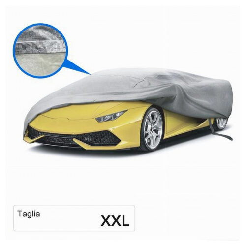 Copriauto Telo Impermeabile Auto Proteggi Sole Pioggia Neve Sporco Tg.xxl Cop-aut-xxl