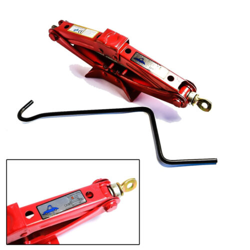 Cric Crick A Pantografo Manovella Sollevatore Manuale 1,5 Ton Auto Ruote 1500 Kg