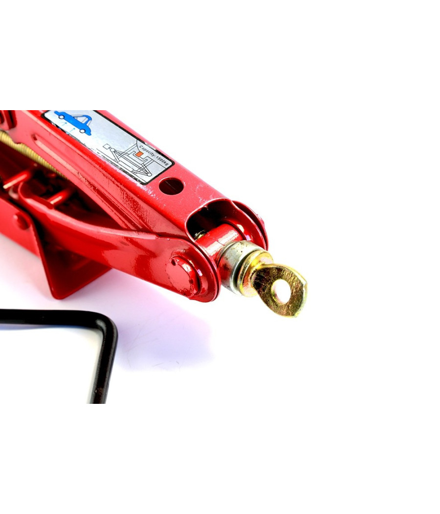 Cric Crick A Pantografo Sollevatore Manuale 2 Ton Auto Ruote 2000 Kg - immagine 2