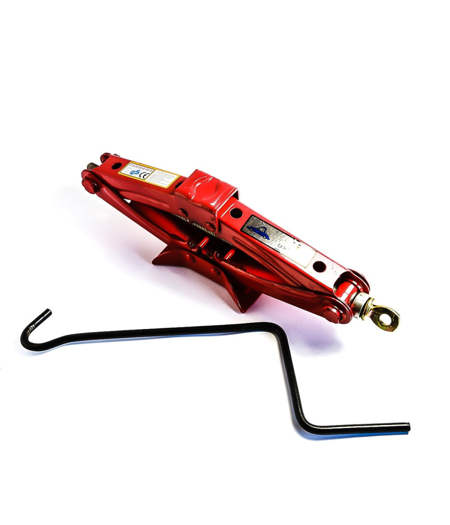 Cric Crick A Pantografo Sollevatore Manuale 2 Ton Auto Ruote 2000 Kg - immagine 3