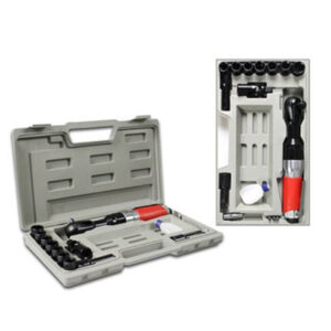 Cricchetto Ad Aria Compressa Chiave Reversibile Con 15 Accessori In Valigetta