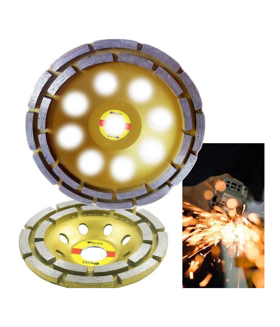 Disco Diamantato Per Marmo Pietra Cemento ø18 Cm 180mm Smerigliatrice Flex Largo