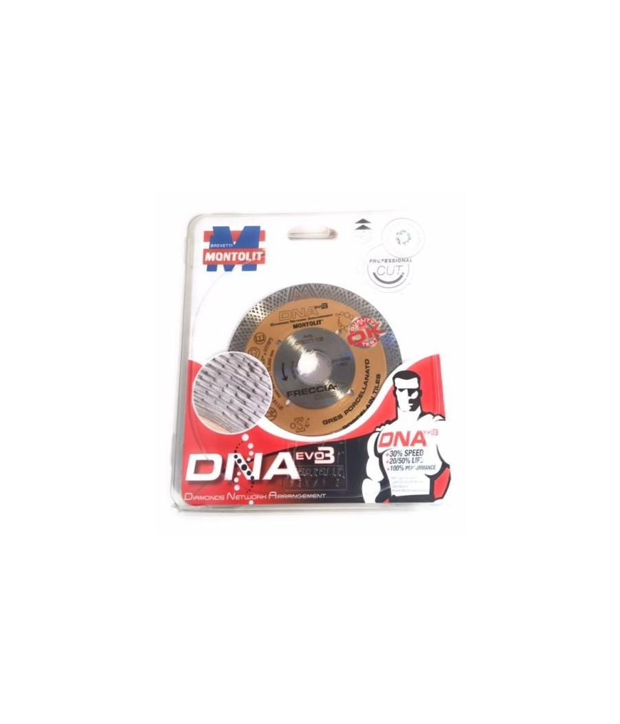Disco Diamantato Montolit Dna Evo3 Cgx115 Mm.115 Corona Continua Freccia Oro 802 - immagine 2