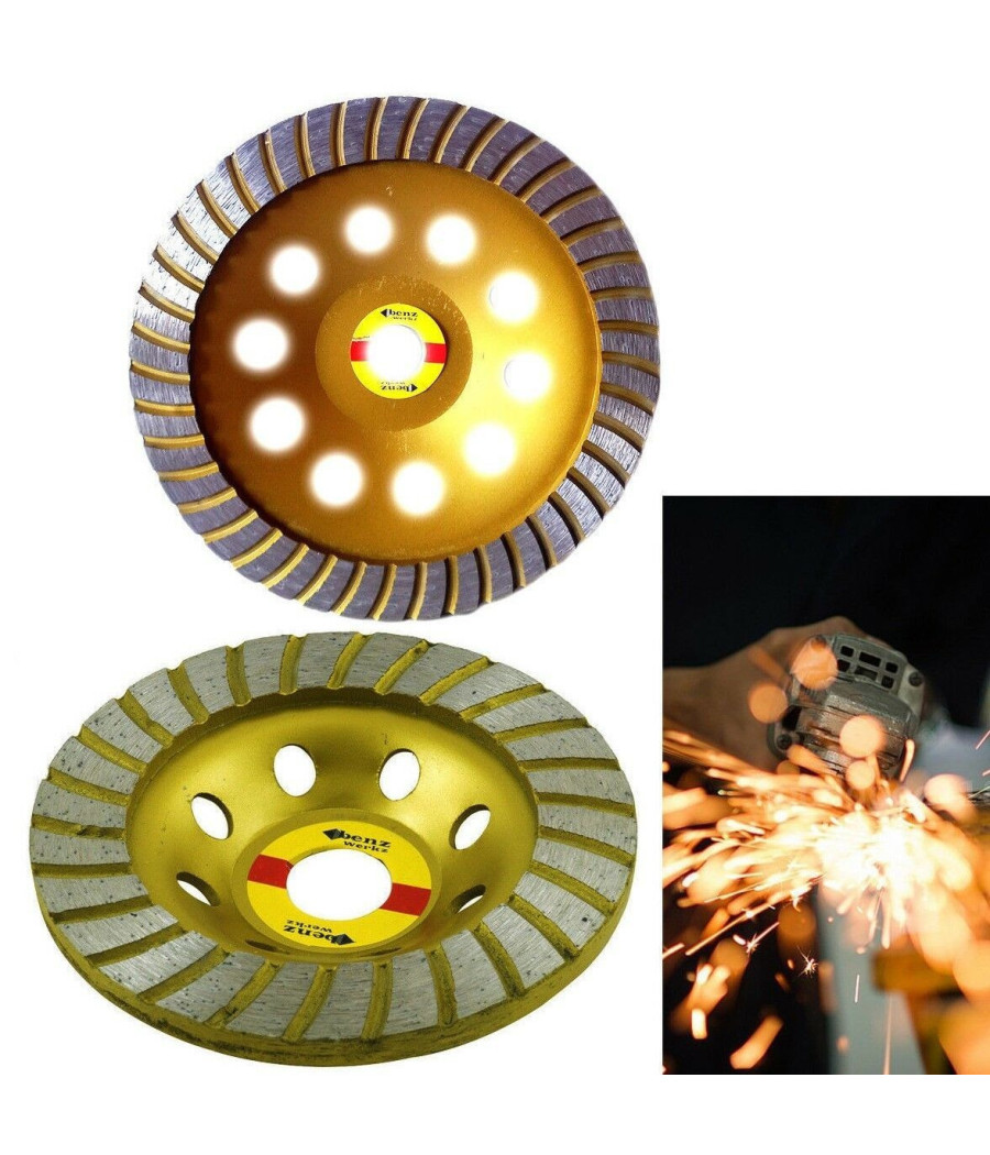 Disco Diamantato Per Marmo Cemento ø18 Cm 180mm Smerigliatrice Flex Stretto