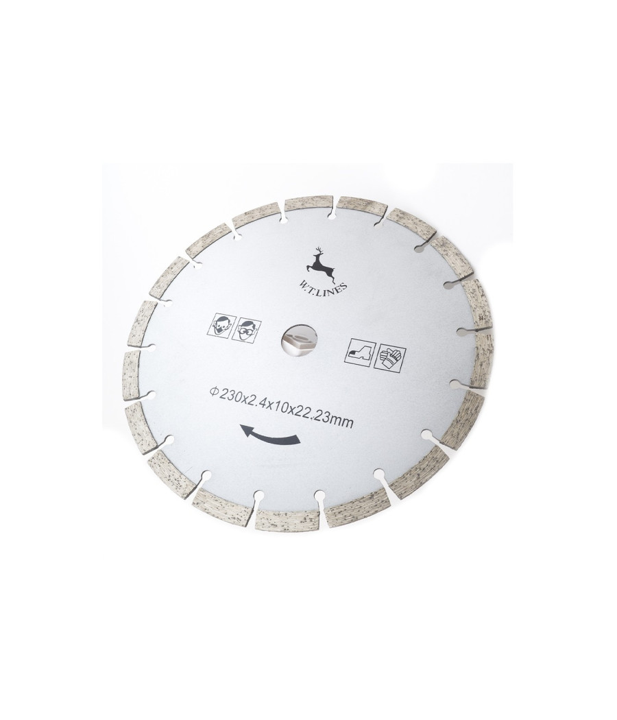 Disco Diamantato Taglio Marmo Cemento Mattoni Pietra Sega Circolare ø230mm - immagine 3