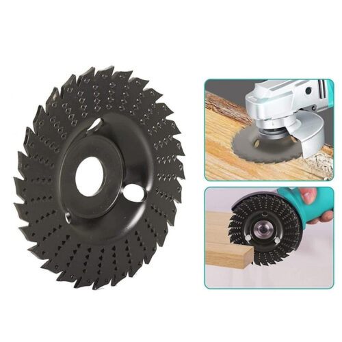 Disco Per Smerigliatrice Angolare Raspa Levigatura Intaglio Legno 125 Mm 66016