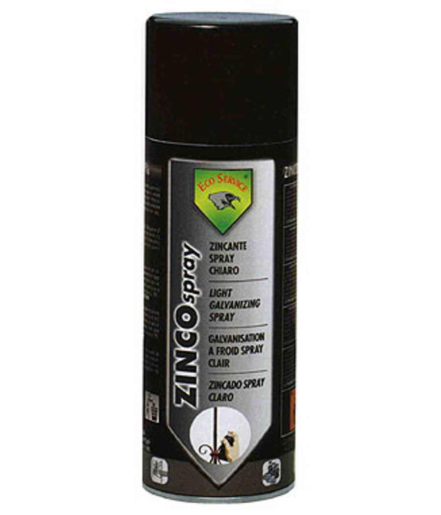 Eco Service Zinco Alluminio Chiaro A Freddo Al 98% Spray Bomboletta 400 Ml - immagine 2