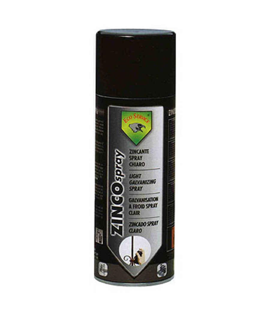 Eco Service Zinco Alluminio Chiaro A Freddo Al 98% Spray Bomboletta 400 Ml