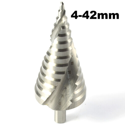 Fresa A Gradini Scalini Conica Hss 4-42mm Allargafori Punta Per Metallo