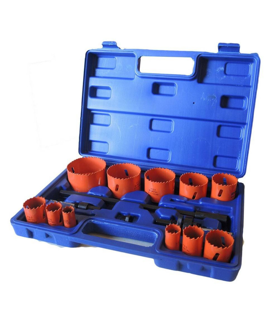 Frese A Tazza Seghe Bi Metal Fresa Da Trapano Per Ferro Legno Alluminio 15pz - immagine 2