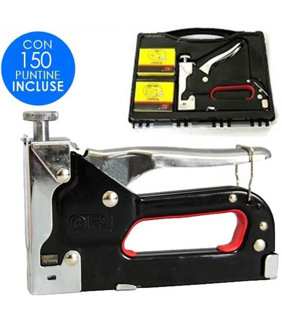 Graffettatrice Spillatrice Sparapunti 3 In 1 Meccanica Potente In Acciaio