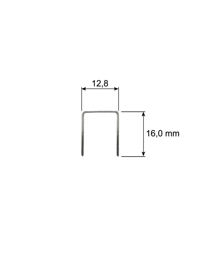 Graffette Punti Metallici 10000 Pz Graffettatrici Pneumatiche 12.8 X 12 Mm 8016 - immagine 2