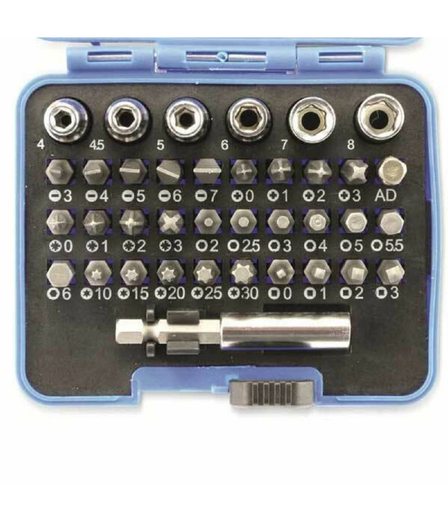 Kit 36 Inserti Per Trapano Avvitatore + Adattatore Punte Taglio Torx Esagonali - immagine 3