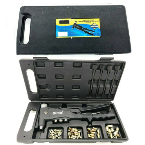 Kit 66 Pz Rivettatrice Per Inserti Rivetti Filettati Filetti M3 M4 M5 M6
