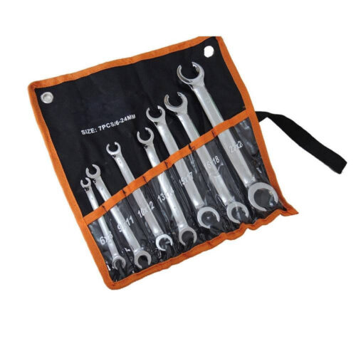Kit 7 Chiavi Aperte Raccordi Freni 6×8 9×11 10×12 13×14 15×17 16×18 22×24 Mm
