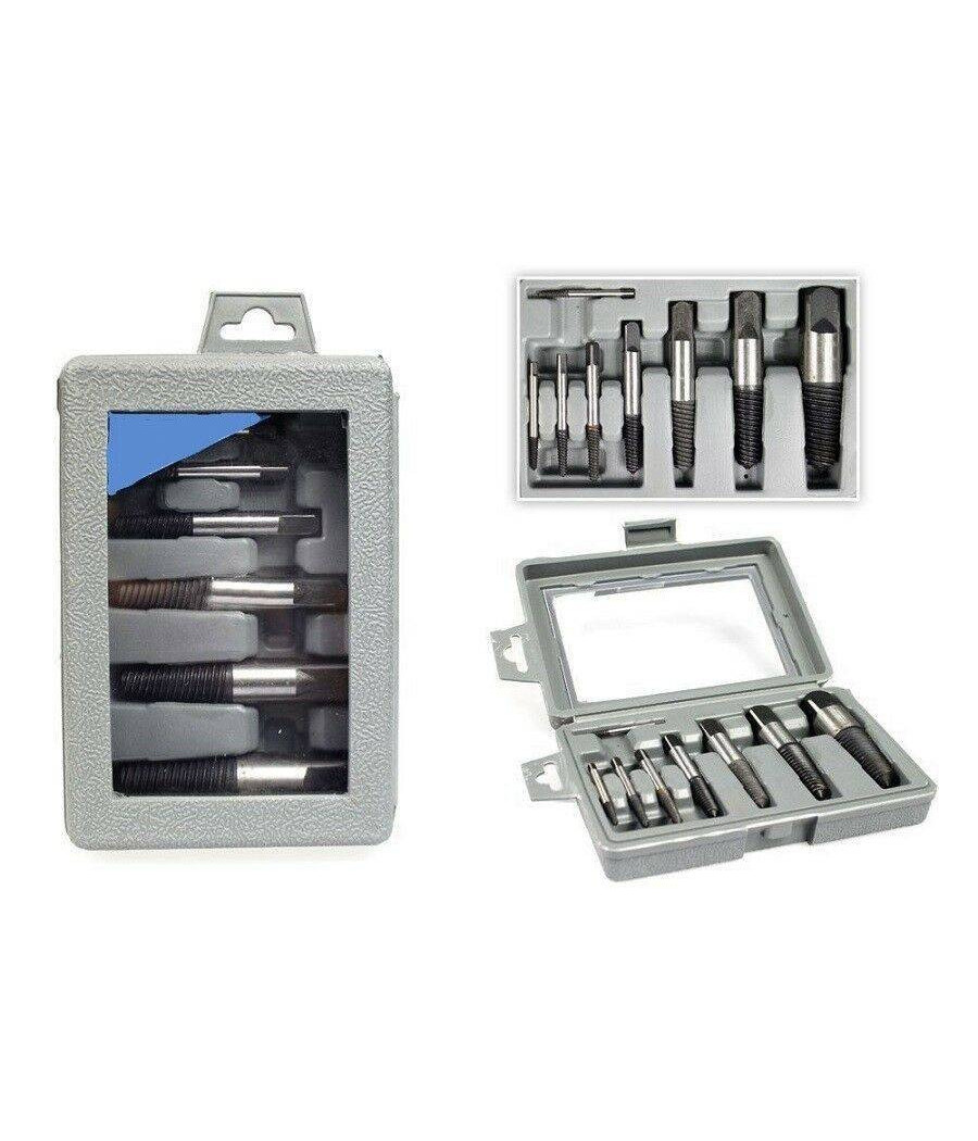 Kit 8 Estrattori Conici Per Viti Bulloni Spezzate Prigionieri Estrattore Conico - immagine 2