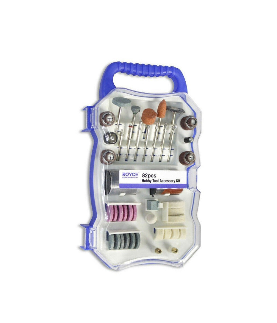 Kit 82 Accessori Mini Trapano Dremel Punte Inserti Per Lucidare Levigare - immagine 2