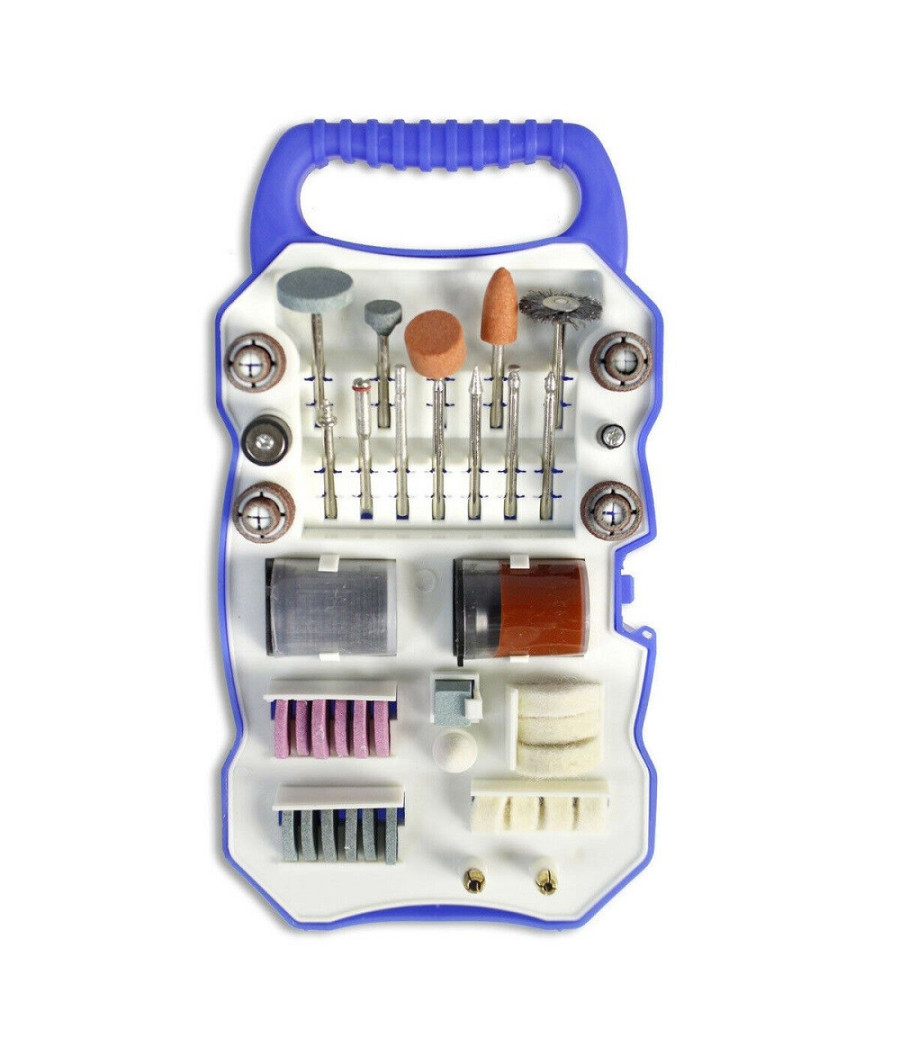 Kit 82 Accessori Mini Trapano Dremel Punte Inserti Per Lucidare Levigare
