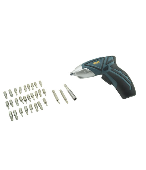 Kit Avvitatore Cacciavite Ricaricabile Snodabile Inserti 30pz Sd-48al - immagine 3