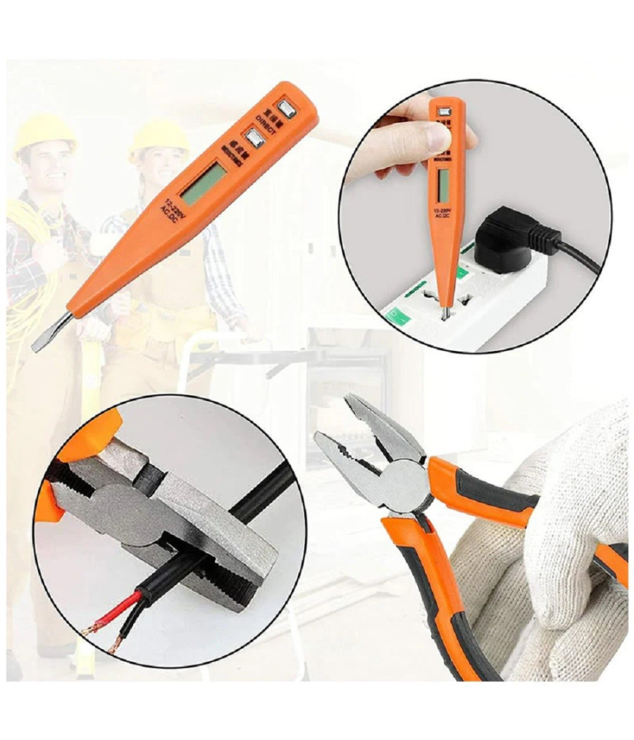 Kit Attrezzi Multiuso 8 In 1 Valigia Cassetta Con 8 Strumenti Fai Da Te Q-jy20 - immagine 3