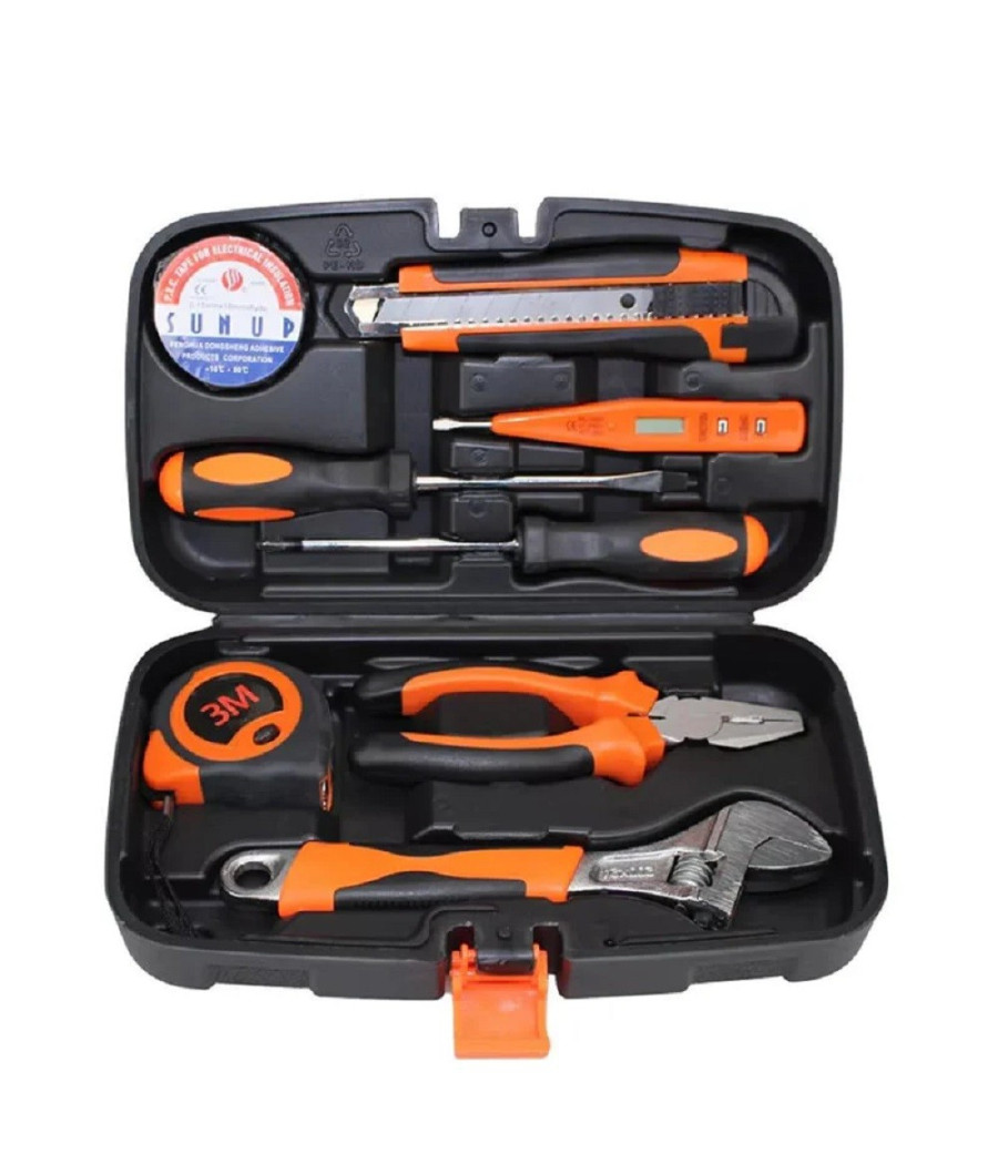 Kit Attrezzi Multiuso 8 In 1 Valigia Cassetta Con 8 Strumenti Fai Da Te Q-jy20