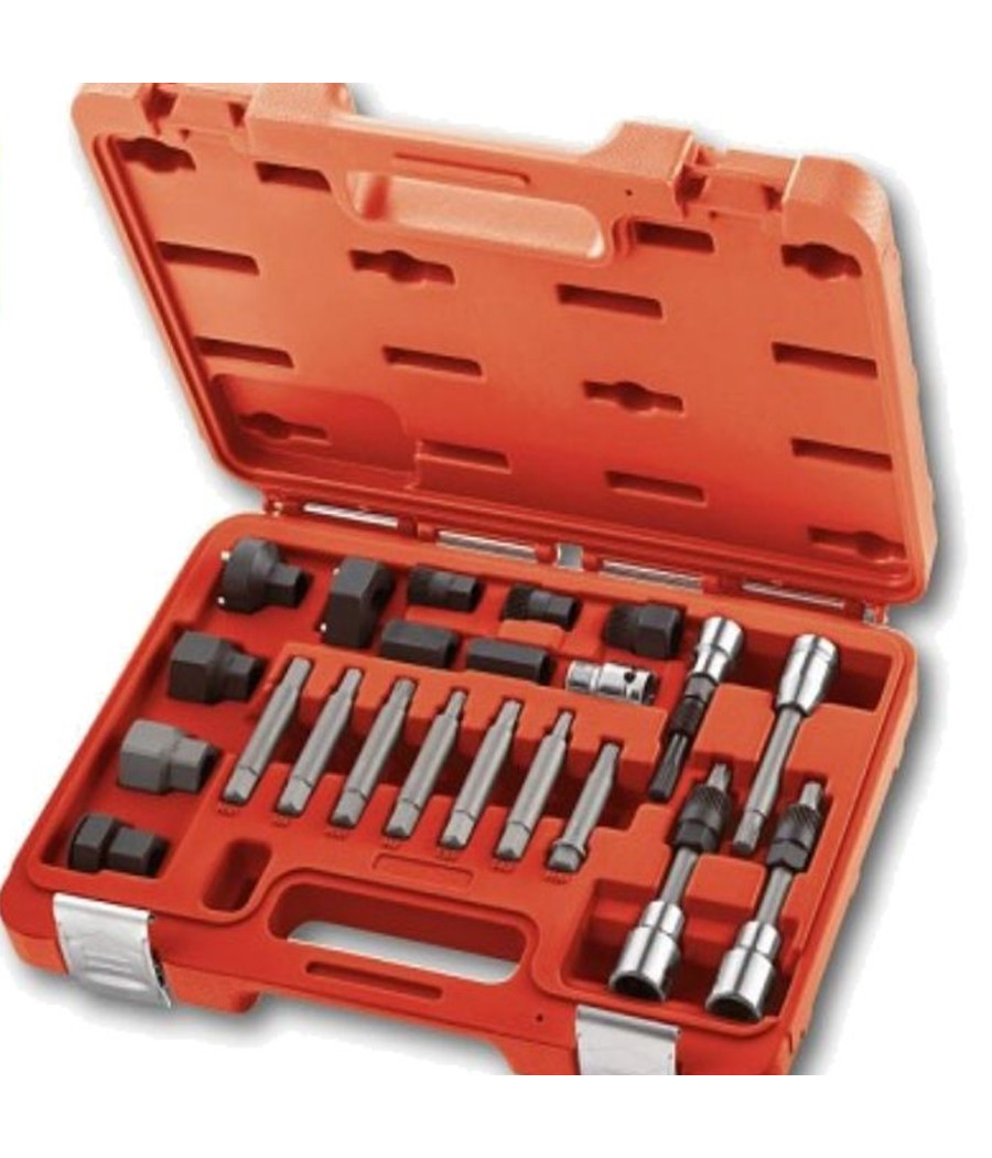 Kit Di Chiavi Per Smontaggio Puleggia E Alternatore Motore Auto 24 Pezzi