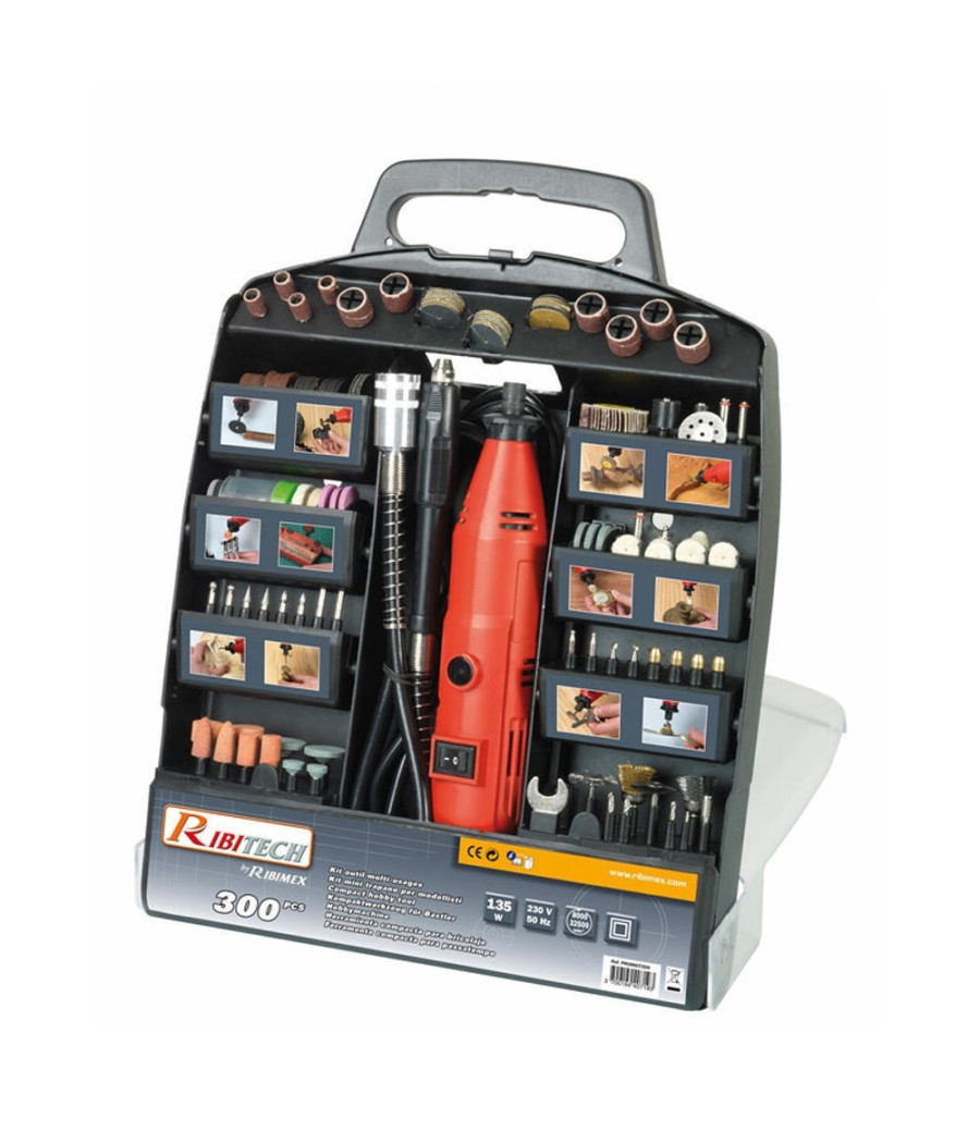 Kit Mini Trapano 135w In Valigetta 300 Accessori Modellismo Fa Ida Te Promkit300