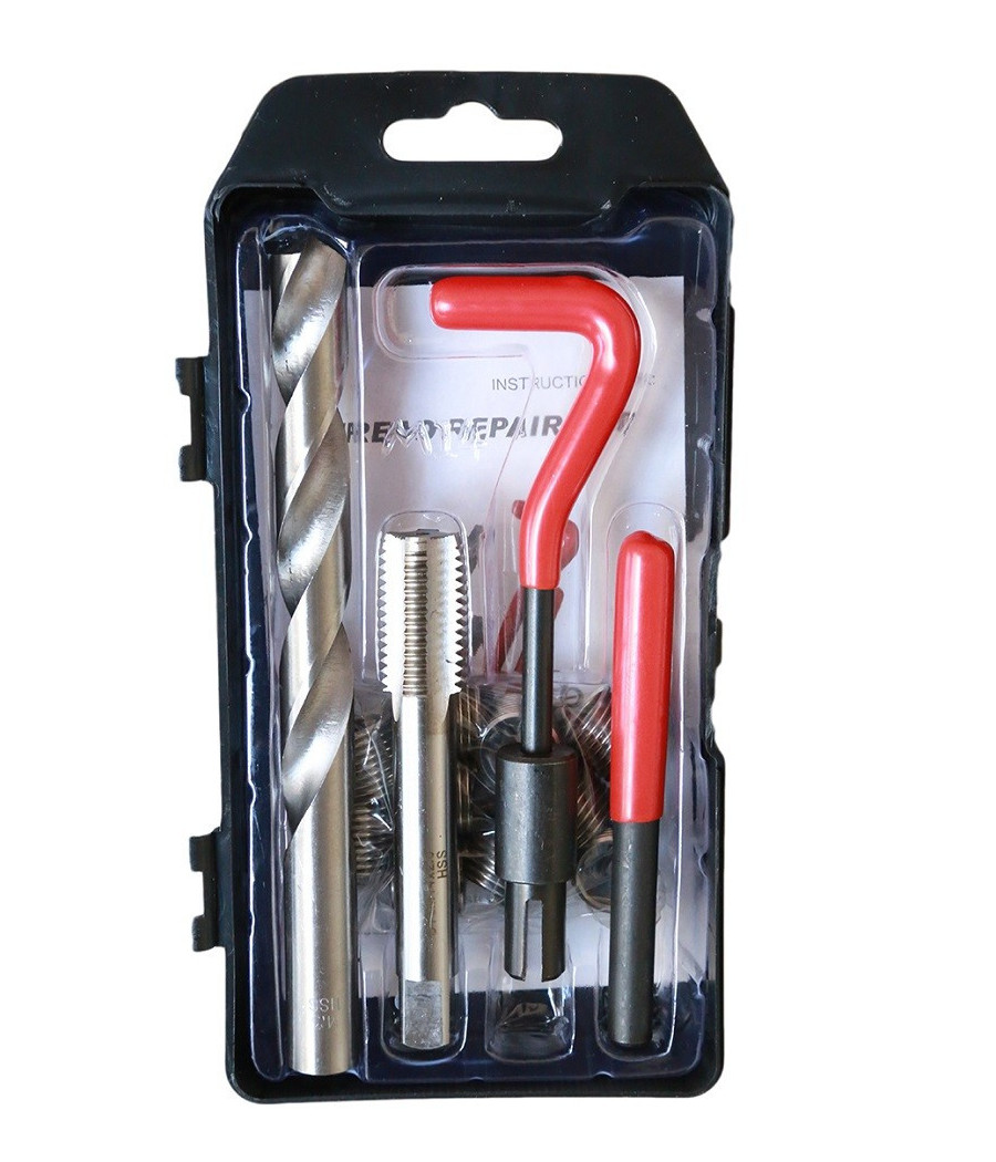 Kit Riparazione Filetti 15 Pz Elicoidi M14 X 2.0 Ripristina Filettature Rovinate - immagine 3