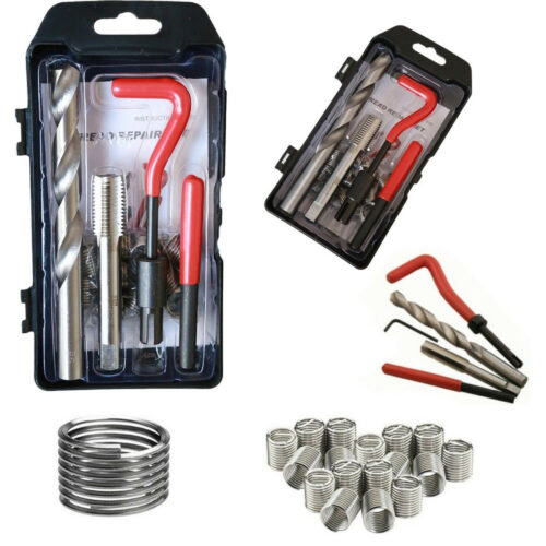 Kit Riparazione Filetti 15 Pz Elicoidi M14 X 2.0 Ripristina Filettature Rovinate