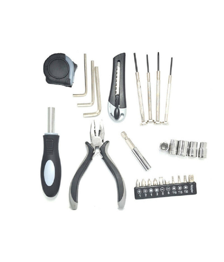 Kit Riparazioni Orologi Schede Chiavini Metro Taglierino Cacciavite Pinza Q-wx19 - immagine 2