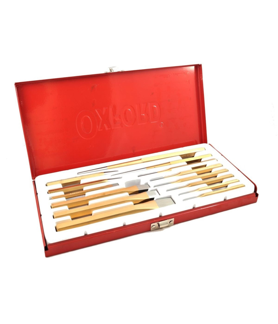 Kit Set Scalpelli Cacciaspine Cacciachiodi Punzoni 14 Pz Pezzi Caccia Chiodi - immagine 3