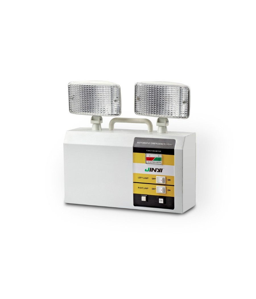 Lampada Emergenza Ricaricabile Portatile Doppio Faro Luce Luci A Led