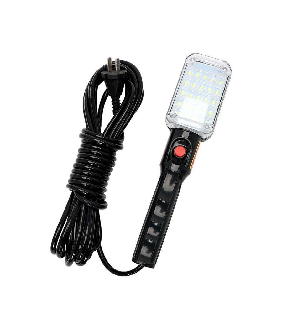 Lampada Torcia Lavoro 859 Portatile 34 Smd Led Magnete Ricaricabile Emergenza