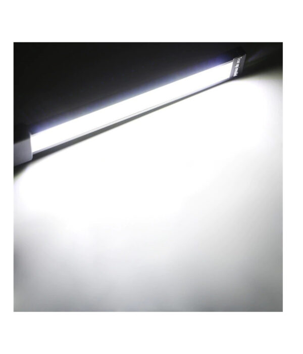 Lampada Torcia Lavoro Calamita Portatile Ricaricabile Slim Regolabile Led Cob - immagine 2