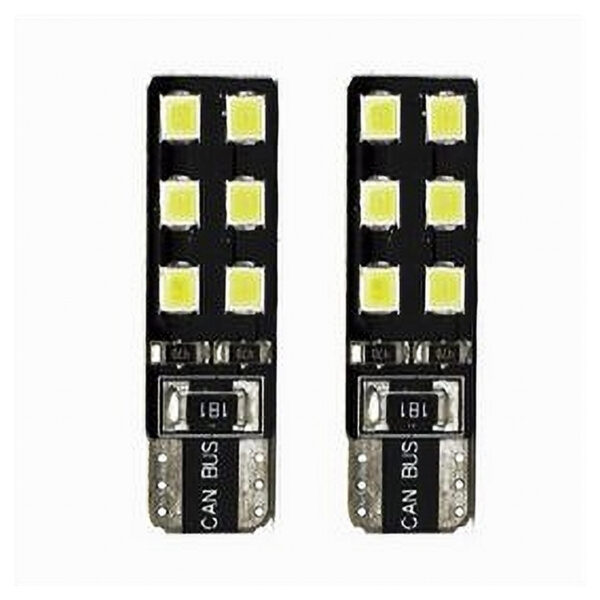 Lampadina Di Posizione T10 Maxtech T-103528 12v 12led Canbus 6000k Ultra Luminose