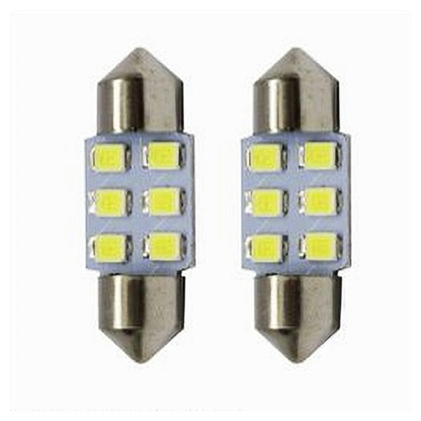 Lampadine Posizione Maxtech Sv8.5-3528 31mm 12v 6led Lampadine Ultra Luminose 6000k