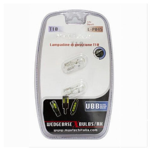 Lampadine Di Posizione T10 Maxtech L-p045 12v – 3w Lampadine Ultra Luminose