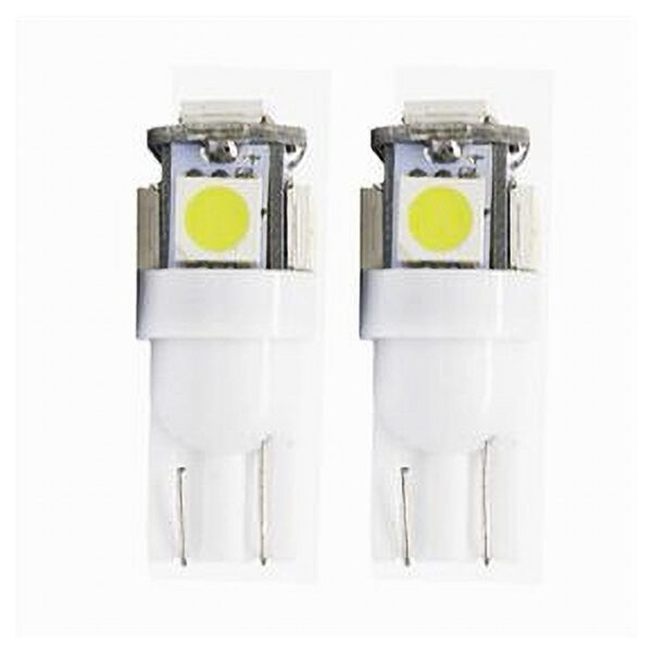 Lampadine Di Posizione T10 Maxtech T-105050 12v 5led Lampadine Ultra Luminose 6000k