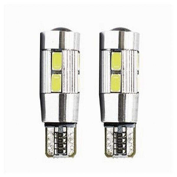 Lampadine Di Posizione T10 Maxtech T-105630 12v 10led Ultra Luminose Canbus 6000k
