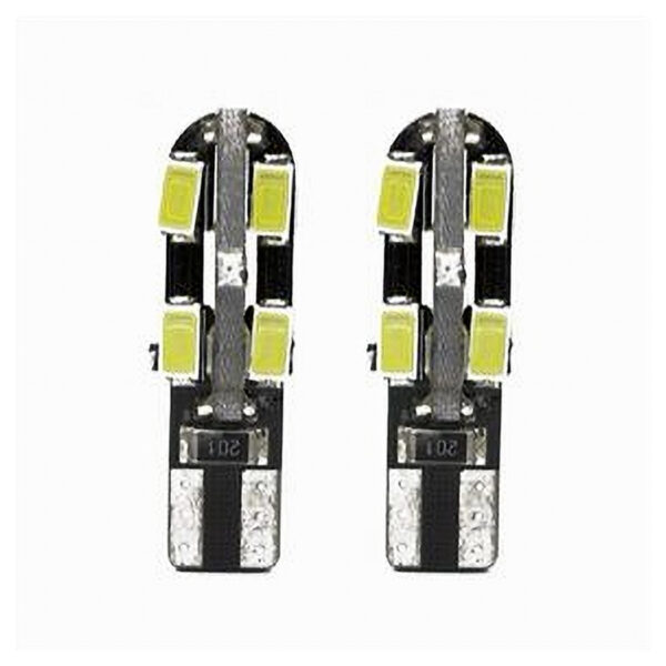 Lampadine Di Posizione T10 Maxtech T-105630 12v 12led Canbus 6000k Ultra Luminose